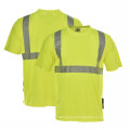 Customized logo high visibility reflective safety t shirt